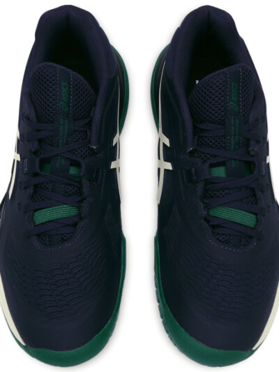 Tênis Asics Gel Resolution X - All Court - Marinho Branco e Verde - ATPSHOP
