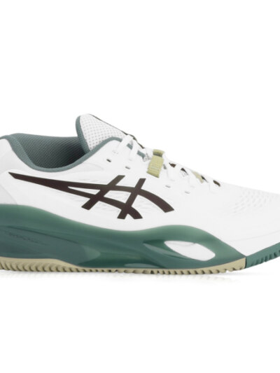 Tênis Asics Gel Resolution X - Clay - Saibro - Branco e Verde - ATPSHOP