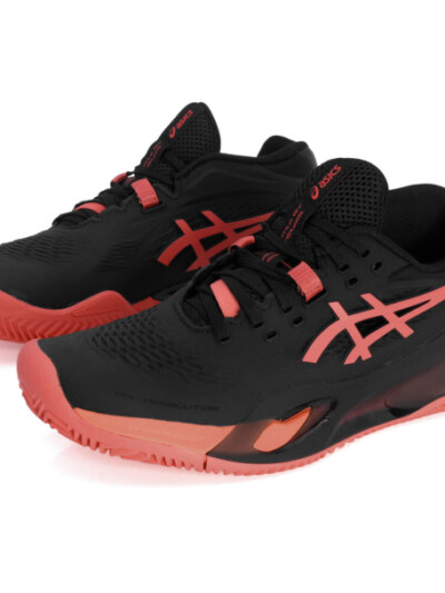 Tênis Asics Gel Resolution X Clay - Saibro - Preto e Coral - ATPSHOP