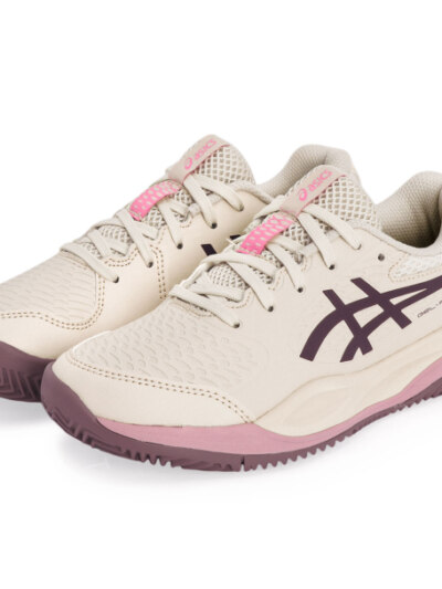 Tênis Asics Gel Resolution X GS Junior Clay Saibro - Bege e Roxo - ATPSHOP