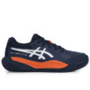 Tênis Asics Gel Resolution X GS Junior Marinho Branco e Laranja - ATPSHOP