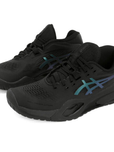 Tênis Asics Gel Resolution X Night Energy - All Court - Preto e Azul - ATPSHOP