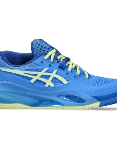 Tênis ASICS Gel-Resolution X Saibro - Feminino - Azul/Amarelo - - ATPSHOP