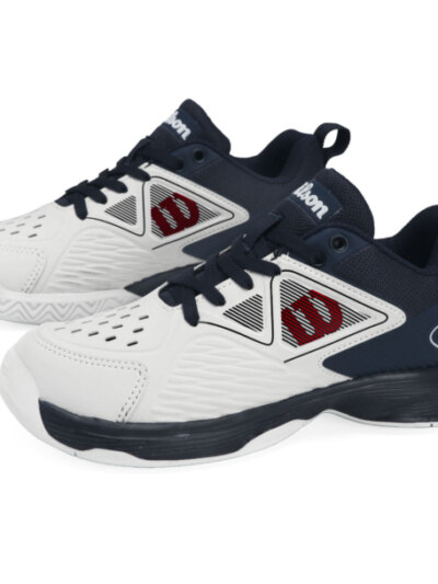 Tênis Wilson Slice 3.0 All Court Branco Marinho e Vermelho - ATPSHOP