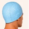 Touca de natação em tecido ultra confortavel - comfort 3D cap - AZUL - ATPSHOP
