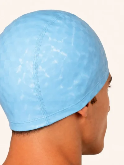 Touca de natação em tecido ultra confortavel - comfort 3D cap - AZUL - ATPSHOP