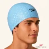 Touca de natação em tecido ultra confortavel - comfort 3D cap - AZUL - ATPSHOP