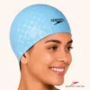 Touca de natação em tecido ultra confortavel - comfort 3D cap - AZUL - ATPSHOP