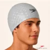 Touca de natação em tecido ultra confortavel - comfort 3D cap - CINZA PRATA - ATPSHOP