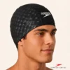 Touca de natação em tecido ultra confortavel - comfort 3D cap - PRETO - ATPSHOP