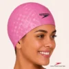 Touca de natação em tecido ultra confortavel - comfort 3D cap - ROSA - ATPSHOP