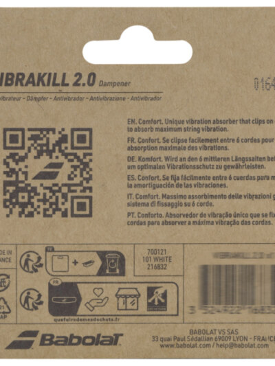 Antivibrador Babolat Vibrakill 2.0 Branco - ATPSHOP