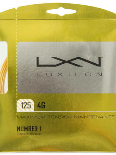 Corda Luxilon 4G 16L 1.25mm Amarela - Set Individual - ATPSHOP