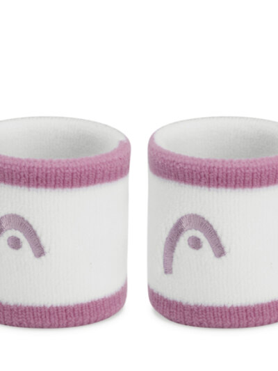 Munhequeira Head 2.5 Curta Branca e Lilás - Com 02 Unidades - ATPSHOP