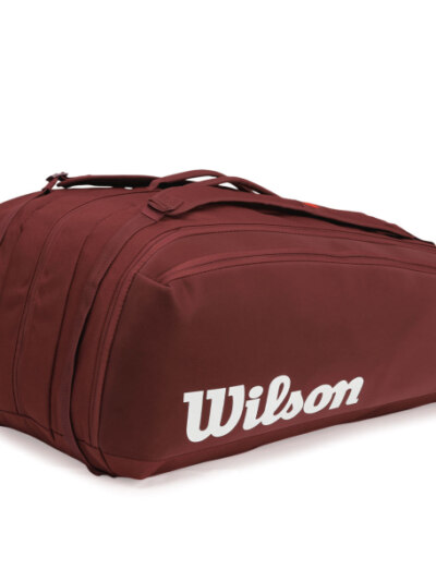 Raqueteira Wilson Defyer Redline 15pk V1 Bordô - ATPSHOP