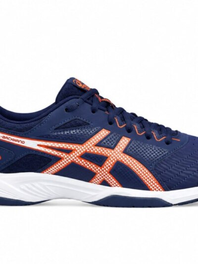 Tênis Asics Gel Backhand Marinho E Laranja - ATPSHOP