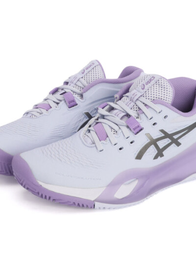 Tênis Asics Gel Resolution X - Clay Saibro Night Energy Azul Claro e Roxo - ATPSHOP