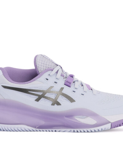 Tênis Asics Gel Resolution X - Clay Saibro Night Energy Azul Claro e Roxo - ATPSHOP
