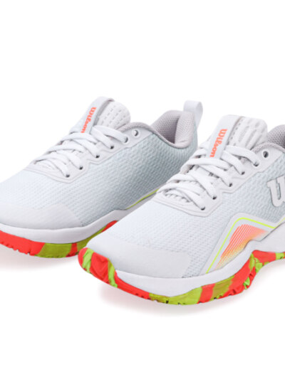 Tênis Wilson Court Branco e Coral - ATPSHOP