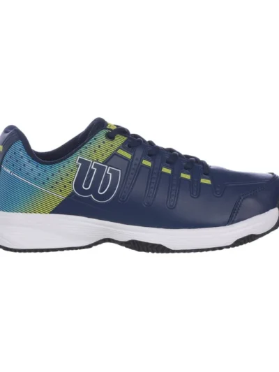 Tênis Wilson Game 2 Clay Court Masculino Azul Verde Citrico - ATPSHOP