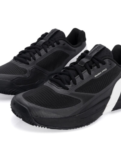 Tênis Wilson Rush Pro 5 - Clay - Saibro - Preto e Branco - ATPSHOP