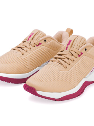 Tênis Wilson Smash All Court Laranja Claro e Rosa - ATPSHOP