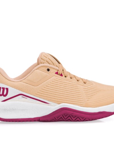 Tênis Wilson Smash All Court Laranja Claro e Rosa - ATPSHOP
