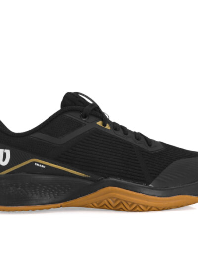 Tênis Wilson Smash All Court Preto e Dourado - ATPSHOP