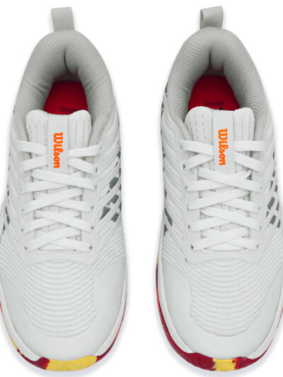Tênis Wilson XRT All Court Branco Amarelo e Vermelho - ATPSHOP
