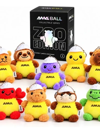 Ama Ball Blind Box Zoo Edition Chaveiros Colecionaveis - ATPSHOP
