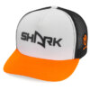 Boné Shark Cappe Branco Laranja e Preto - ATPSHOP
