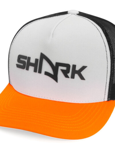 Boné Shark Cappe Branco Laranja e Preto - ATPSHOP