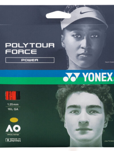 Corda Yonex Poly Tour Force 16L 1.25mm Vermelha - Set Individual - ATPSHOP