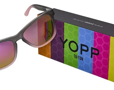 Óculos De Sol Yopp Esportivo Polarizado Uv400 C Tu-ton Rosa - ATPSHOP