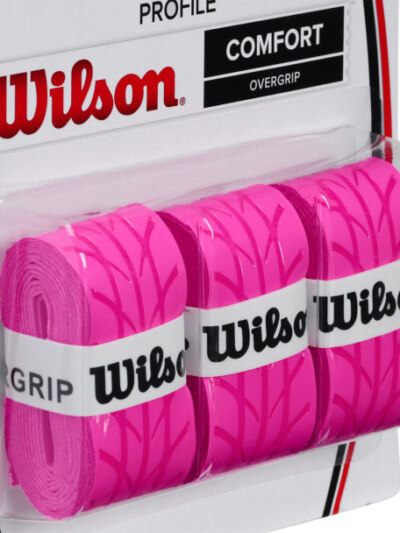 Overgrip Wilson Profile com 03 Unidades Rosa - ATPSHOP