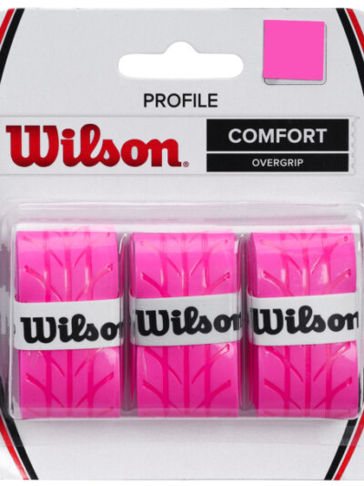 Overgrip Wilson Profile com 03 Unidades Rosa - ATPSHOP