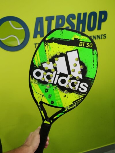 Raquete de Beach Tennis Adidas BT 3.0 Preta Verde e Limão - Usada - Nota 10/10 - ATPSHOP