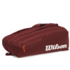 Raqueteira Wilson Defyer Redline 9pk V1 Bordô - ATPSHOP