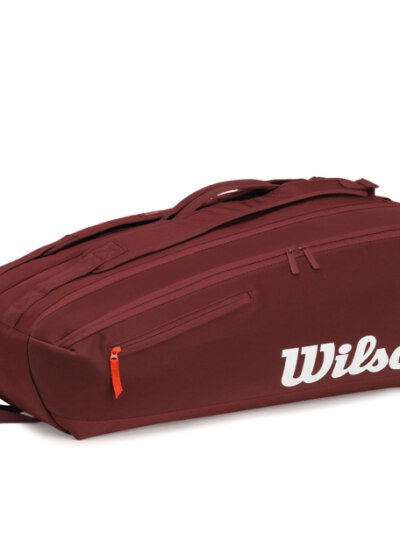 Raqueteira Wilson Defyer Redline 9pk V1 Bordô - ATPSHOP