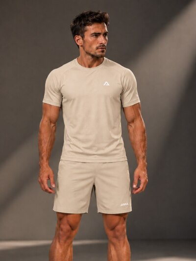 Shorts AMA TECH Bege - ATPSHOP