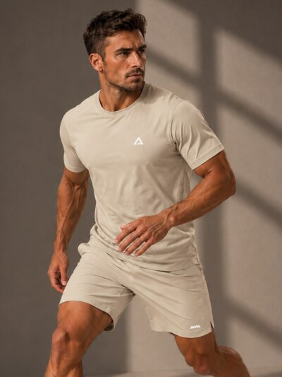 Shorts AMA TECH Bege - ATPSHOP