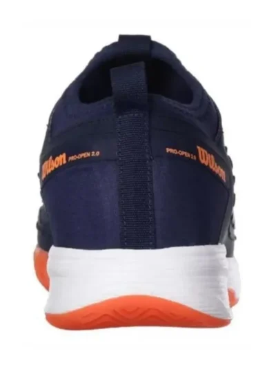 Tênis Wilson Pro Open 2.0 Masculino Marinho Laranja - ATPSHOP
