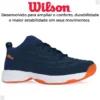 Tênis Wilson Pro Open 2.0 Masculino Marinho Laranja - ATPSHOP